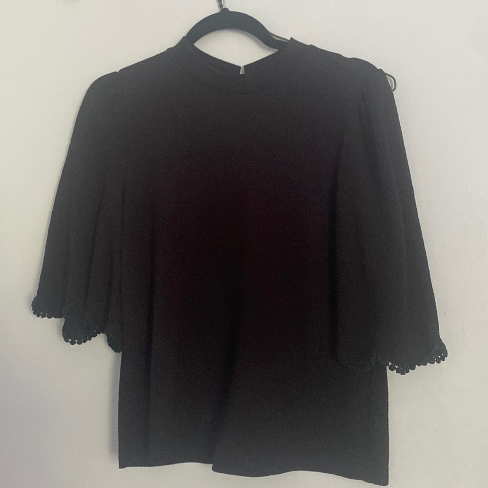Black anthropologie 3/4 sleeve